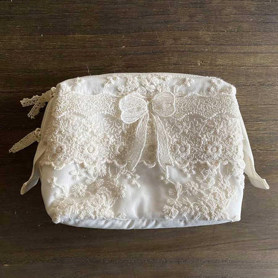 joli ruban ボックスポーチ