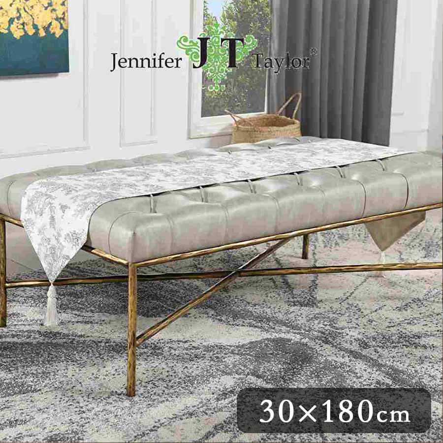 ジェニファーテイラー テーブルランナー 180cm Toile de Jouy トワルドジュイ Jennifer Taylor 33140TR