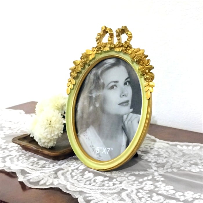 クラシック 写真立て アイボリーゴールド