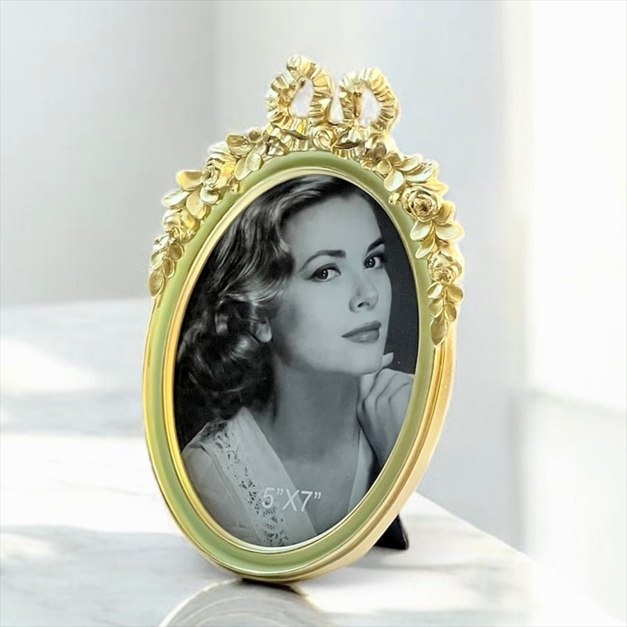 クラシック 写真立て アイボリーゴールド