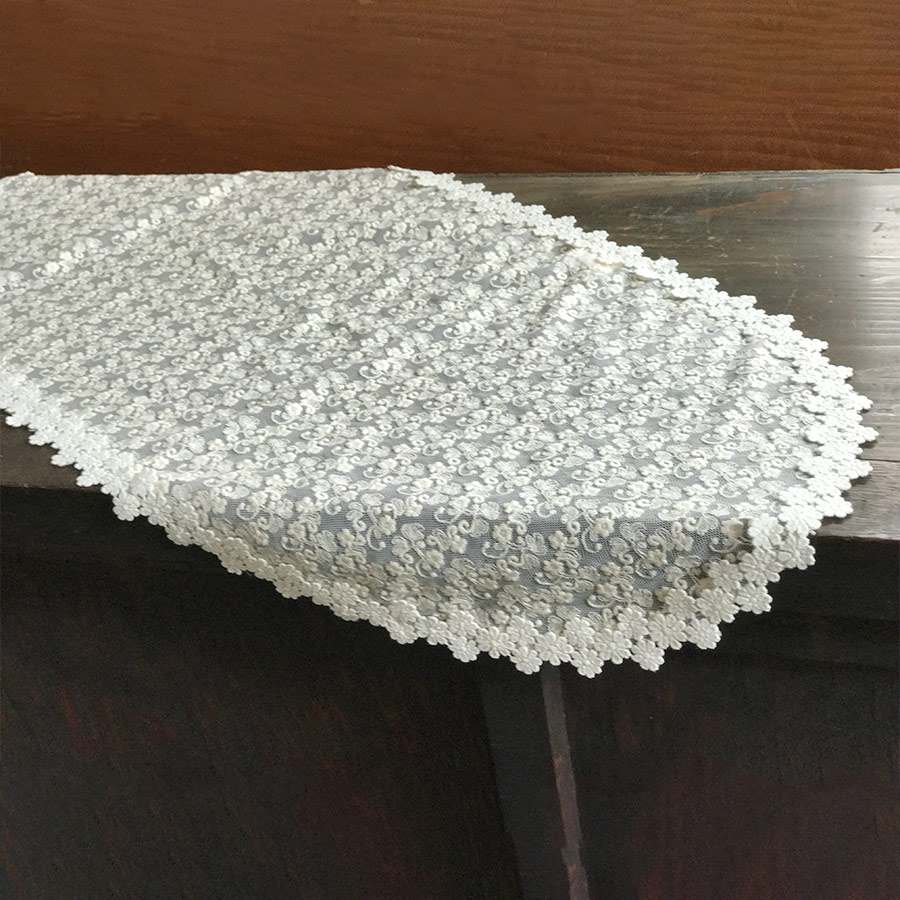 cotton tulle テーブルセンター 35x70cm