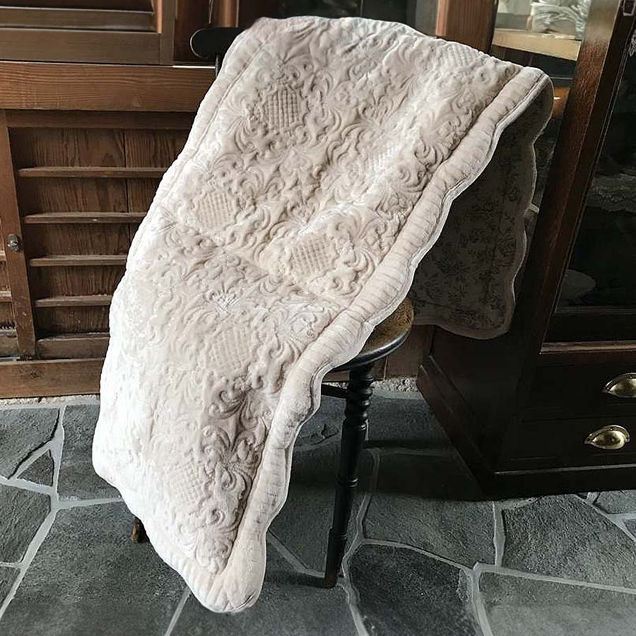 classic flannel シートクッション 48x150cm ベージュ