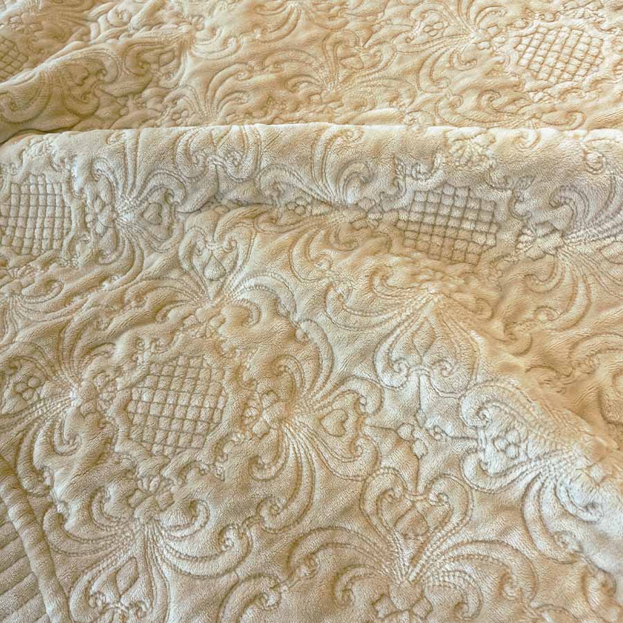 classic flannel マルチカバー 200x250cm リバーシブル ベージュ