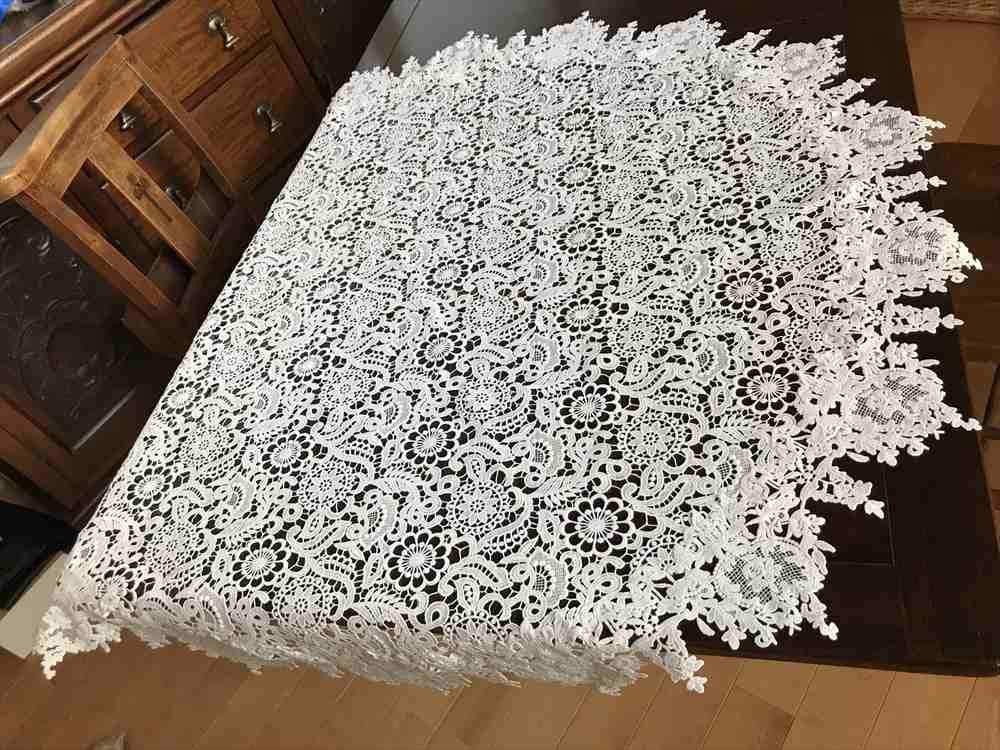 Fee blanche テーブルクロス ラウンド 145cm