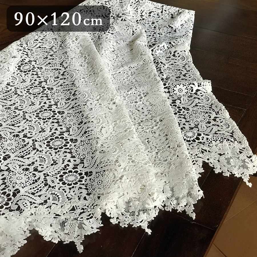 2サイズ展開 Fee blanche カフェカーテン 高さ90x幅120cm オフホワイト