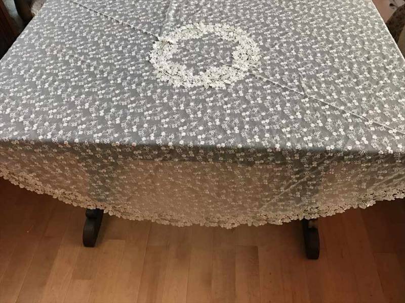 crystal marguerite テーブルクロス S ラウンド 90cm