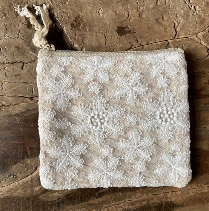 Snow Flower ミニティッシュポーチ