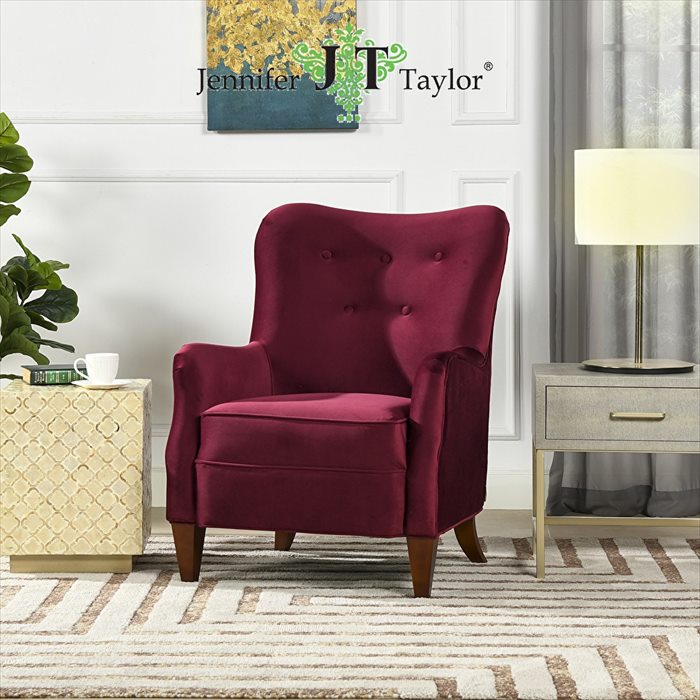 ジェニファーテイラー アームチェア 1人掛け ベロア 884 Jennifer Taylor 33161AC