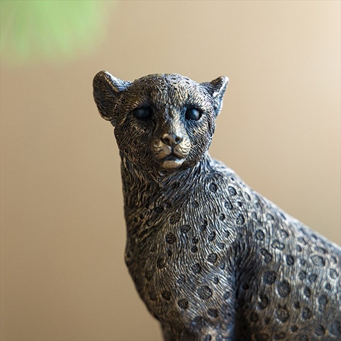 動物 アニマル パンサー 置物 ヒョウ