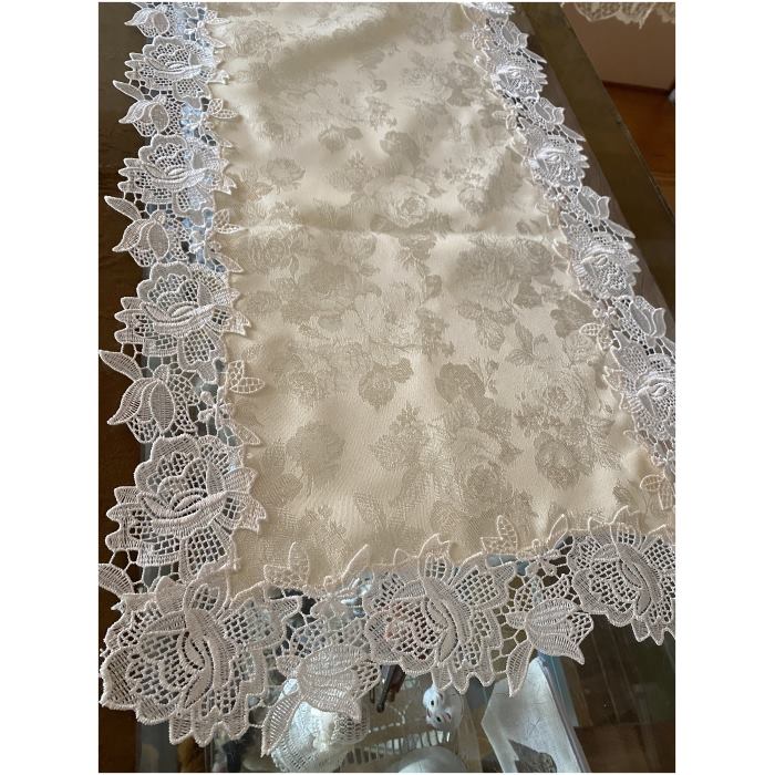 polish old rose テーブルランナー 35x80cm