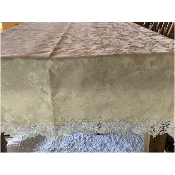 polish old rose テーブルクロス 長方形 135x220cm