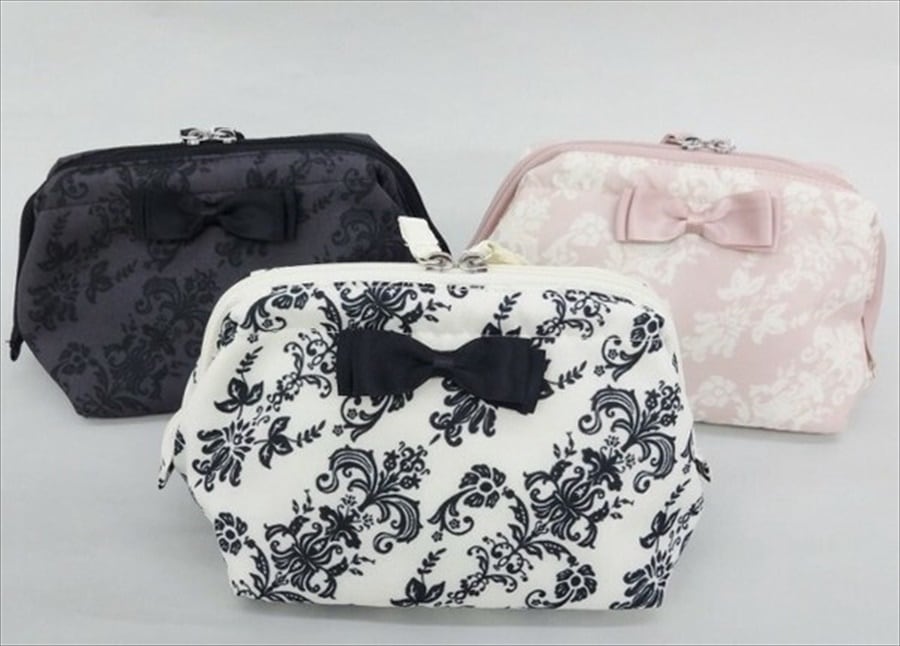  3色 アラベスクワイヤーポーチM