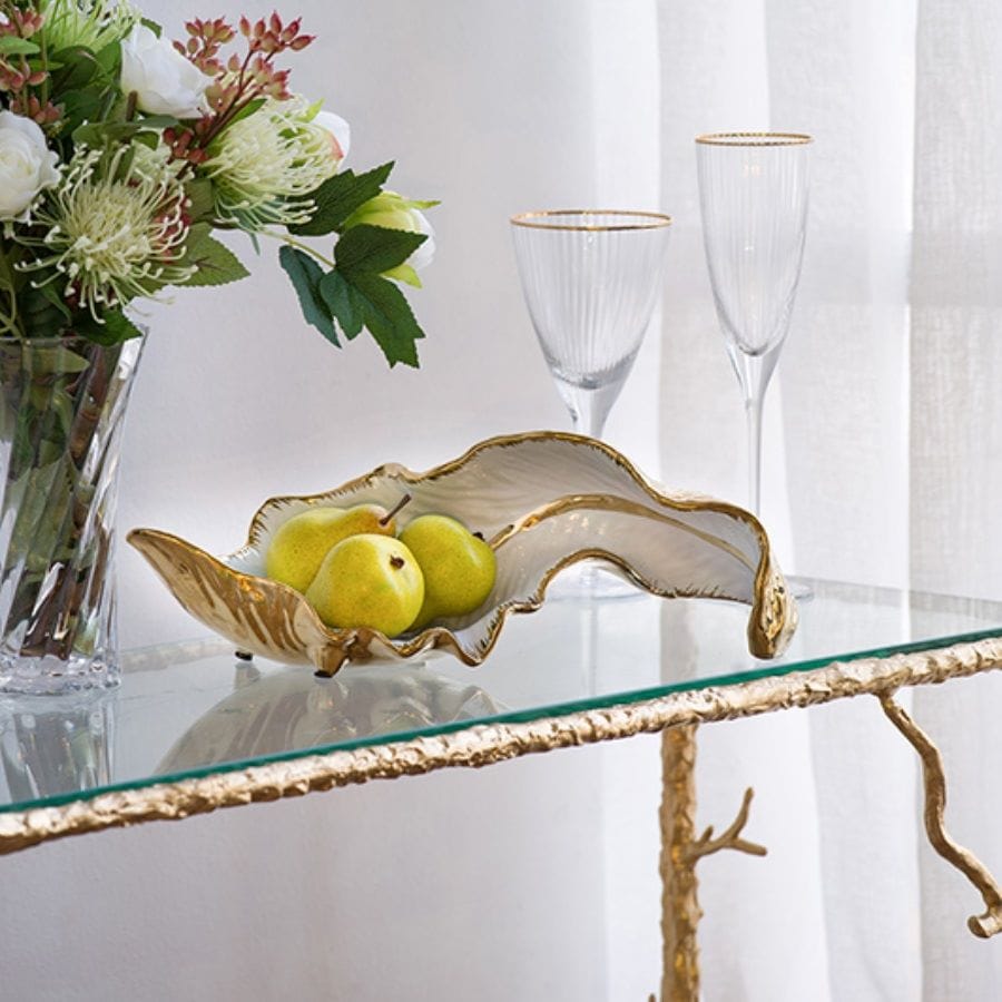 モダン デコレーション リーフトレー 小物入れ