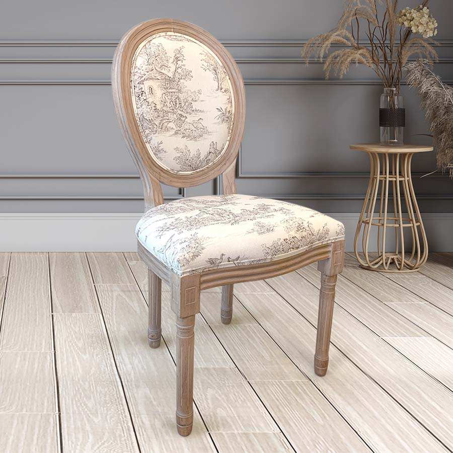 サイドチェア トワル・ド・ジュイ