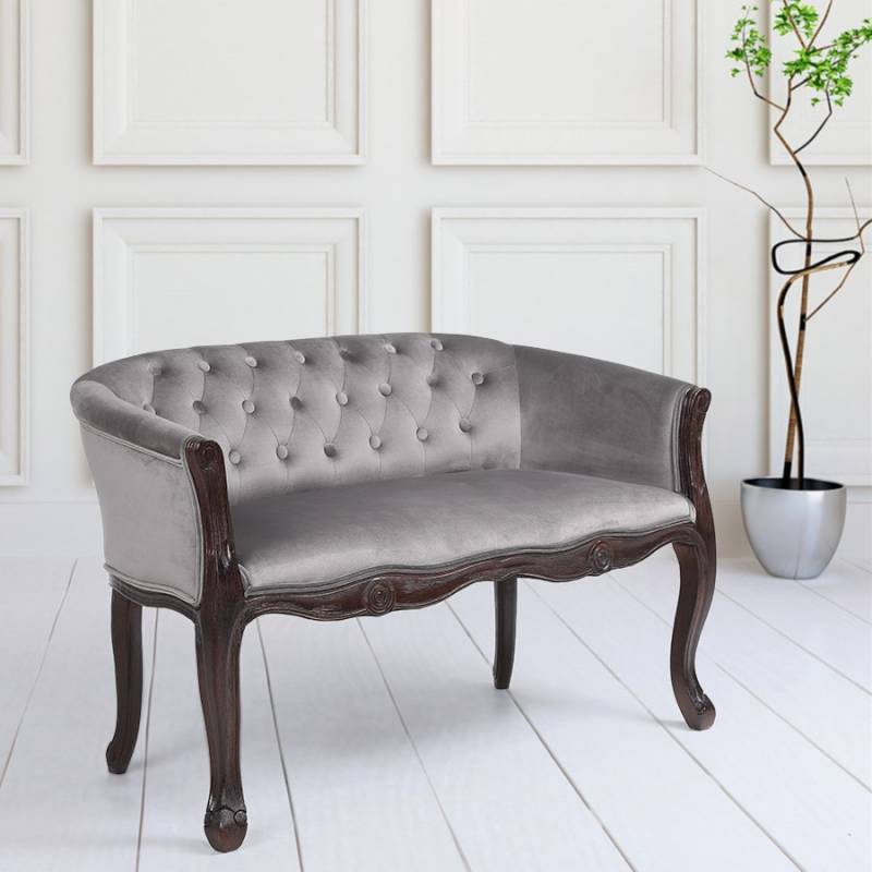 ベルベット ソファ ボタン留め ベージュ 000000003282_Xz6x6Qr.jpg