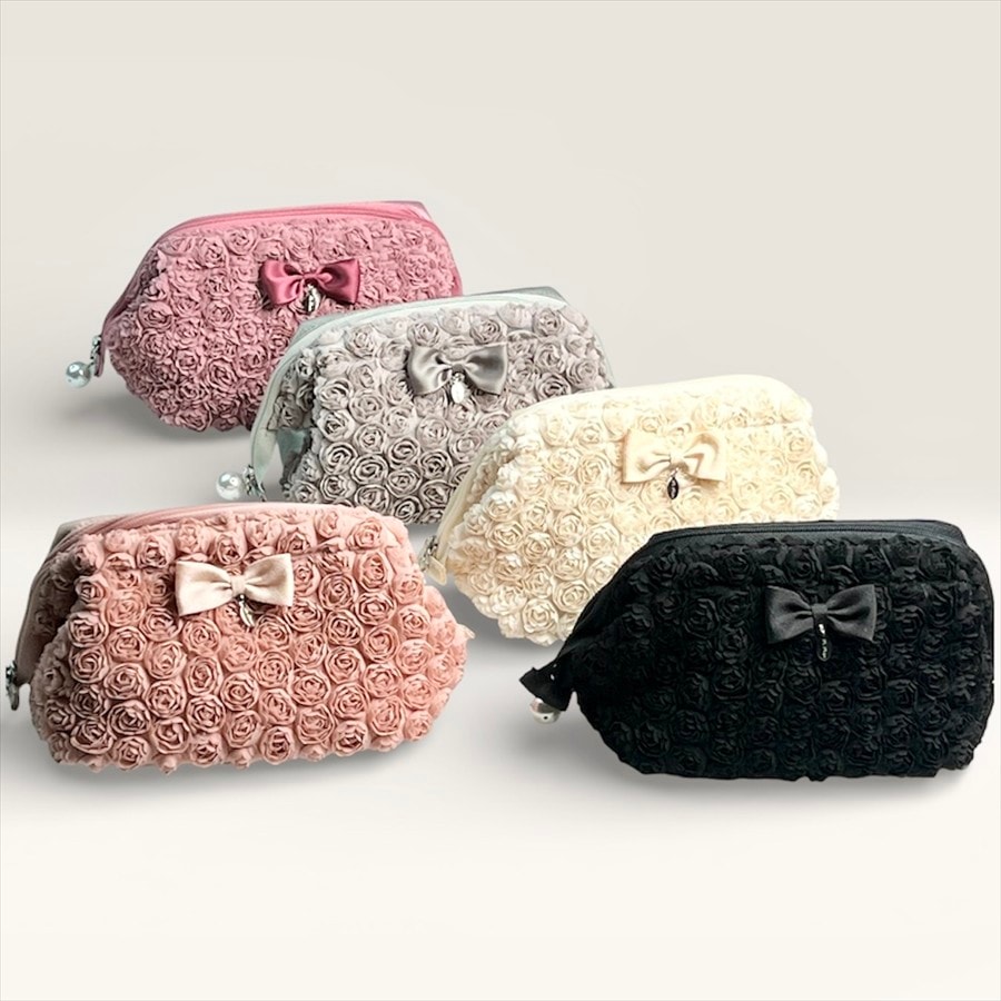 ミニローズ 口金ポーチ