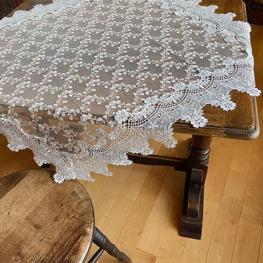rose the flrur テーブルクロス ローズテフルールシリーズ 90x90cm 2サイズ展開