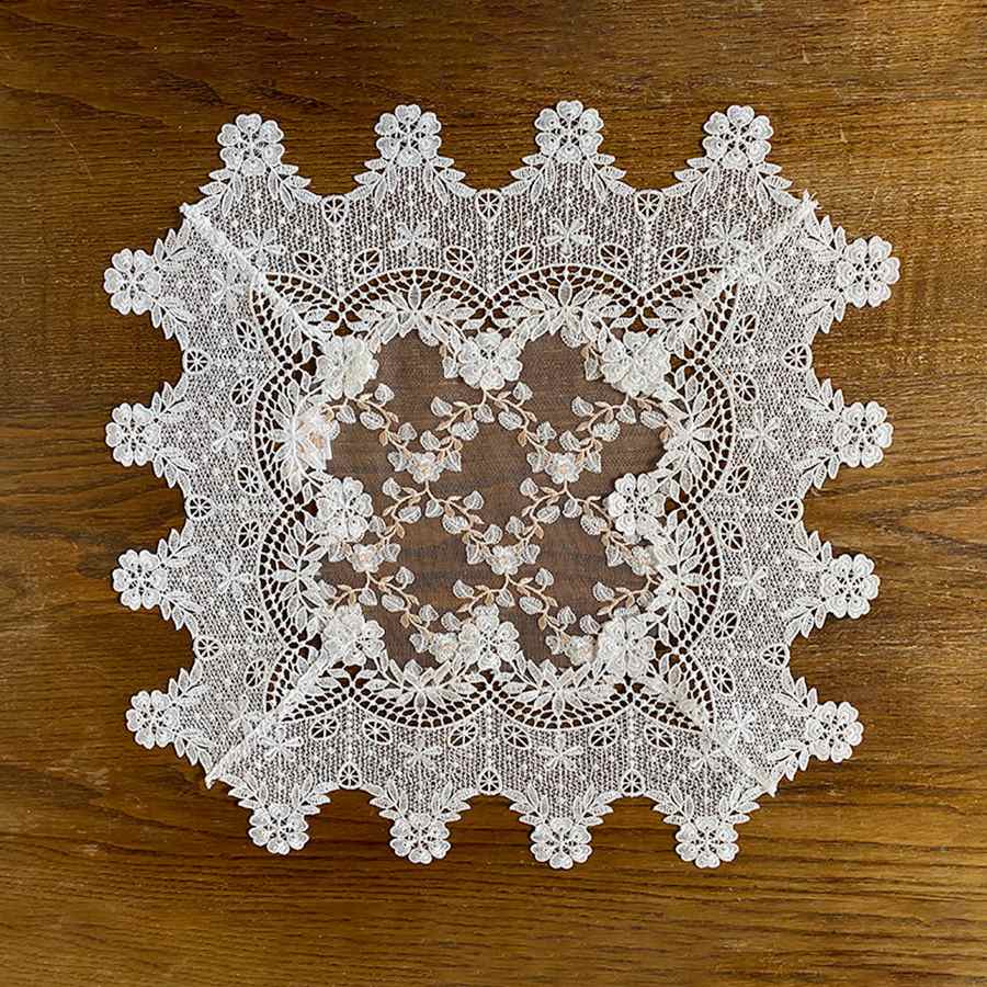 rose the flrur ドイリー 43x43cm ローズテフルールシリーズ