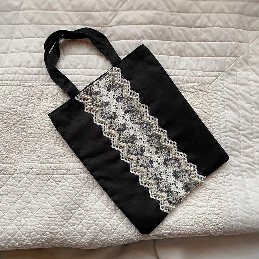 black pearl ブラックパール トートバッグ