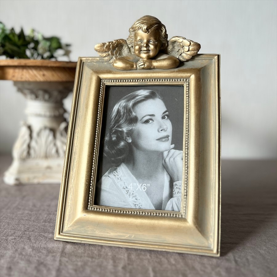 シャビーシック 写真立て Lサイズ エンジェル