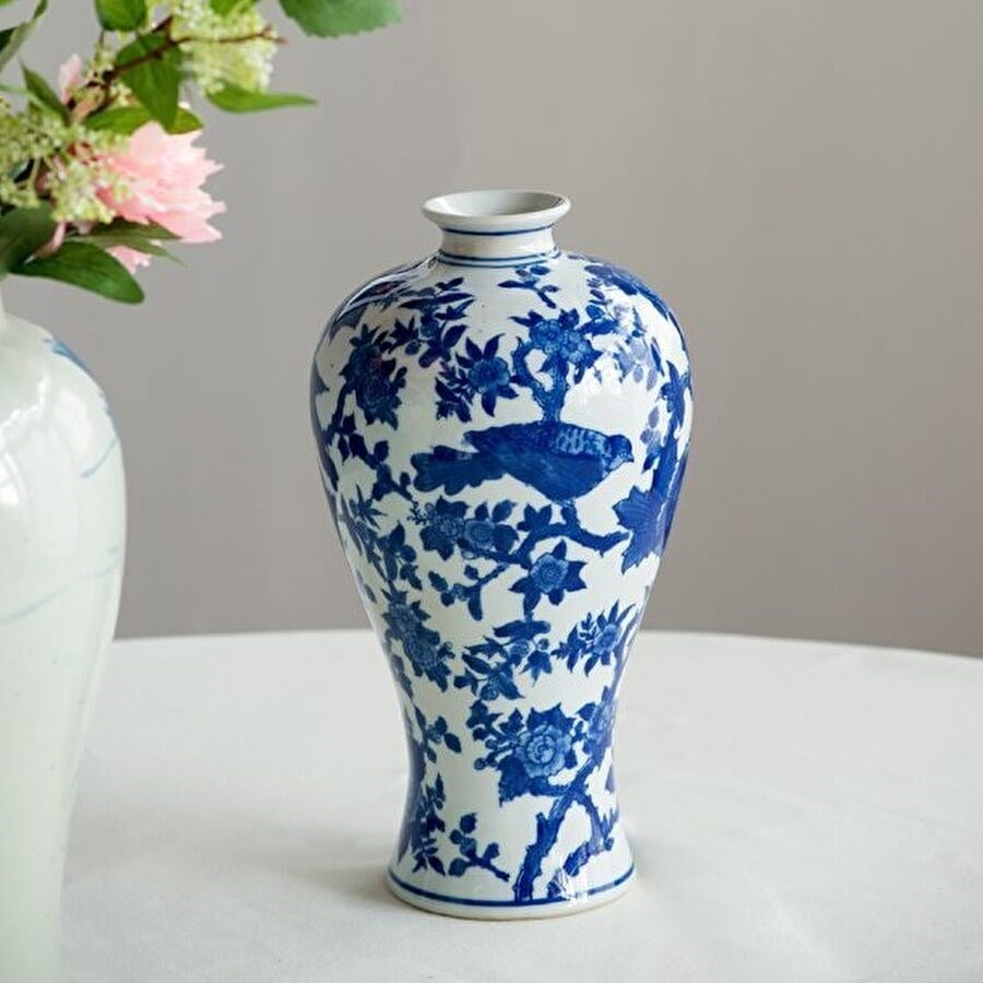 シノワズリ 磁器 花びん 花器