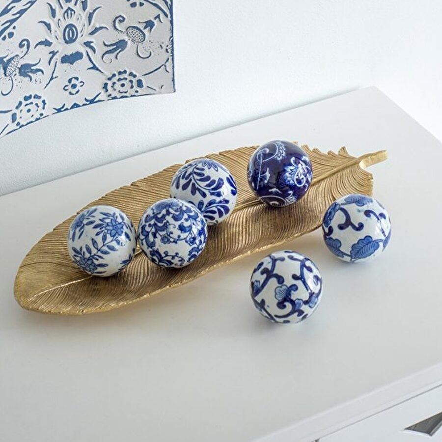 シノワズリ 陶磁器ボール 6個セット