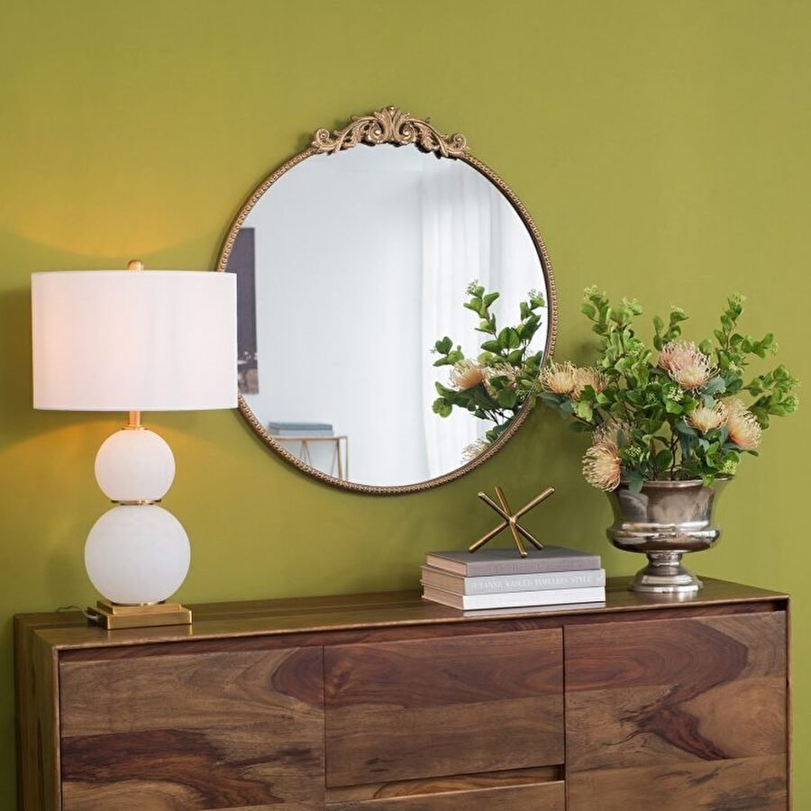 クラシックモダン 壁掛ミラー