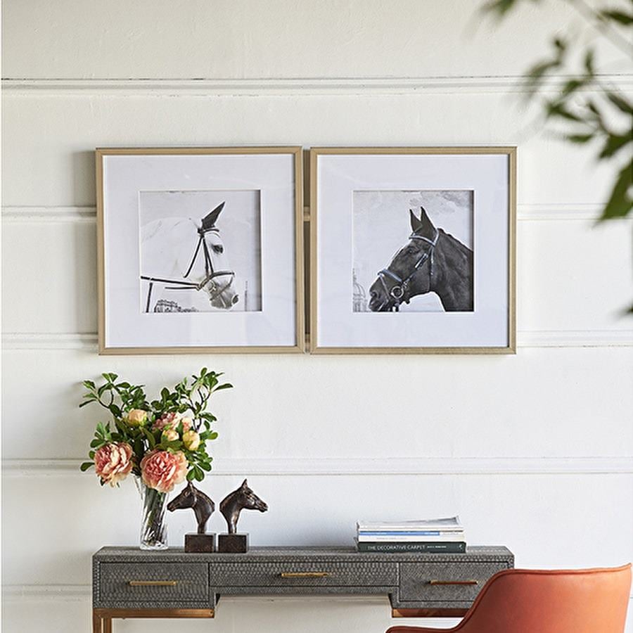 ウォールアート 2枚セット 馬 午 開運