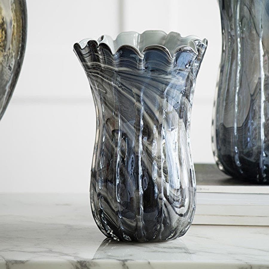 クラシックモダン ガラス花瓶 花びん