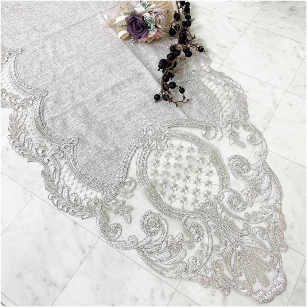 フレンチレース テーブルランナー 49×150cm