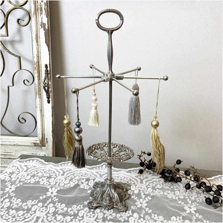 クラシック ジュエリースタンド アンティークシルバー