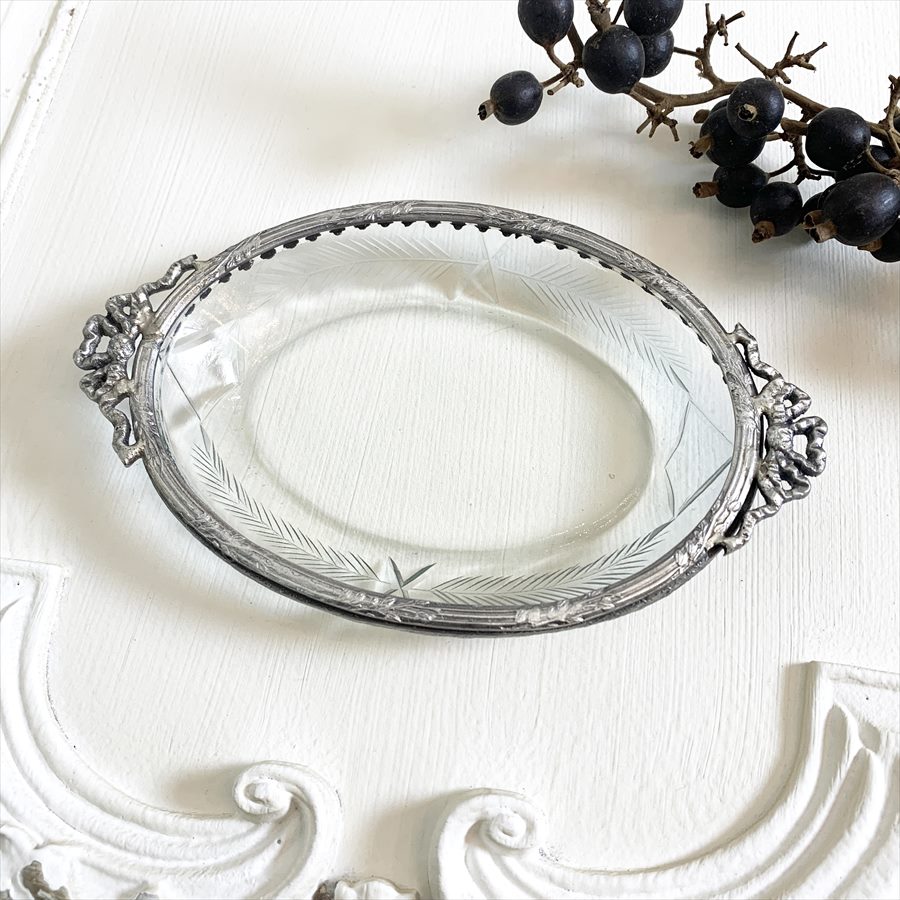 クラシック トレイ オーバル シルバー 小