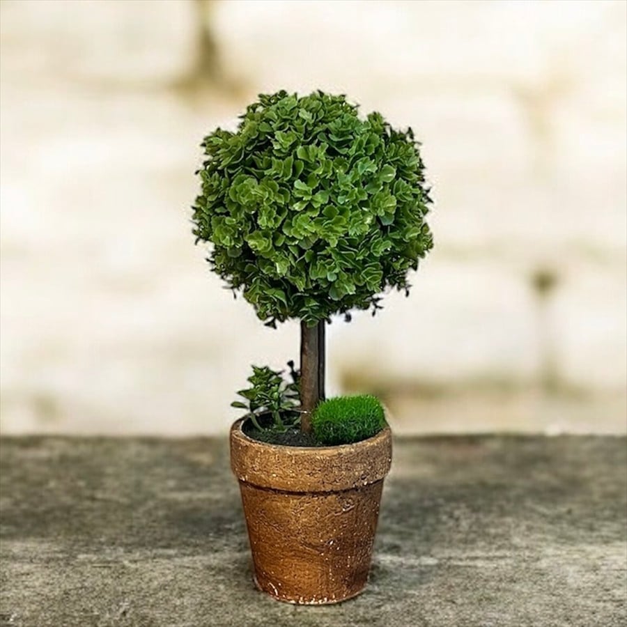 トピアリー 24cm ガーデンインテリア フェイクグリーン