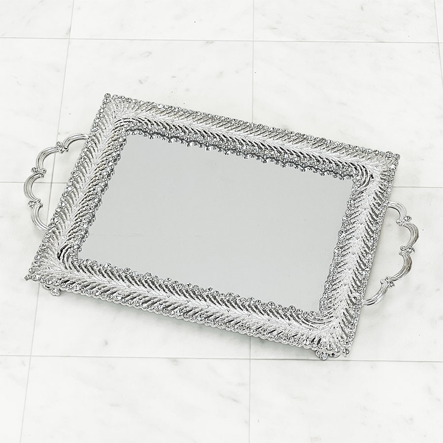 ライトストーン ミラートレイ 長方形