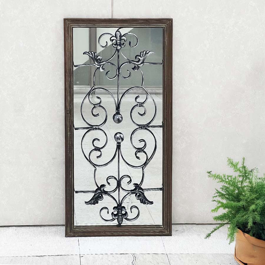 ミラー ウォールデコレーション アイアン