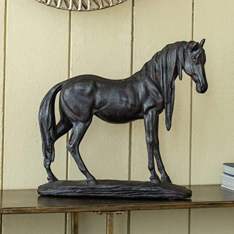 馬 午 開運 置物 オブジェ 高さ35.5cm