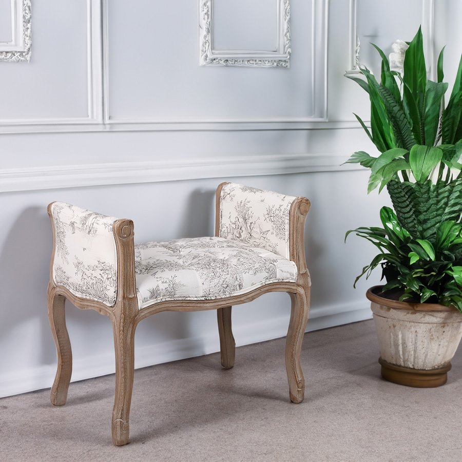 ボタン留め スツール トワルドジュイ