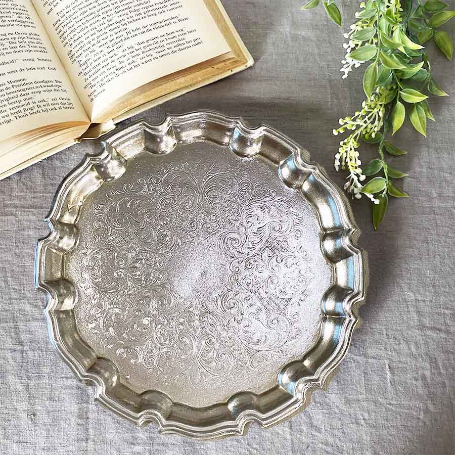 クラシックトレイ シルバー 25.5cm 