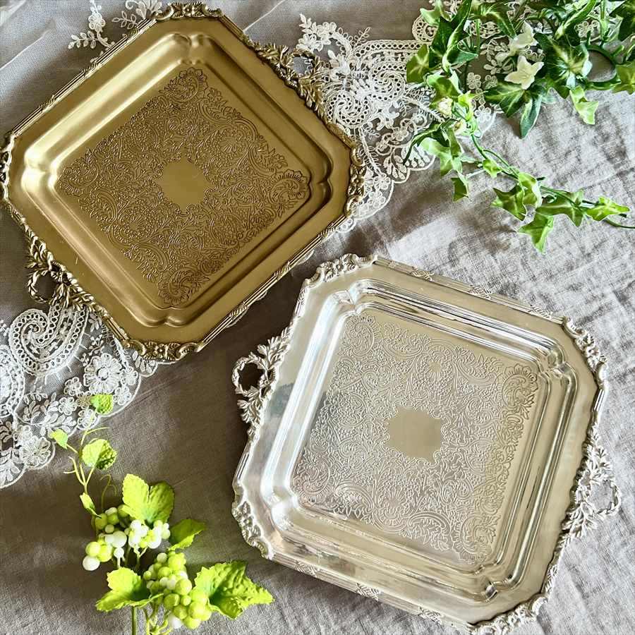 スクエアトレー 2色展開