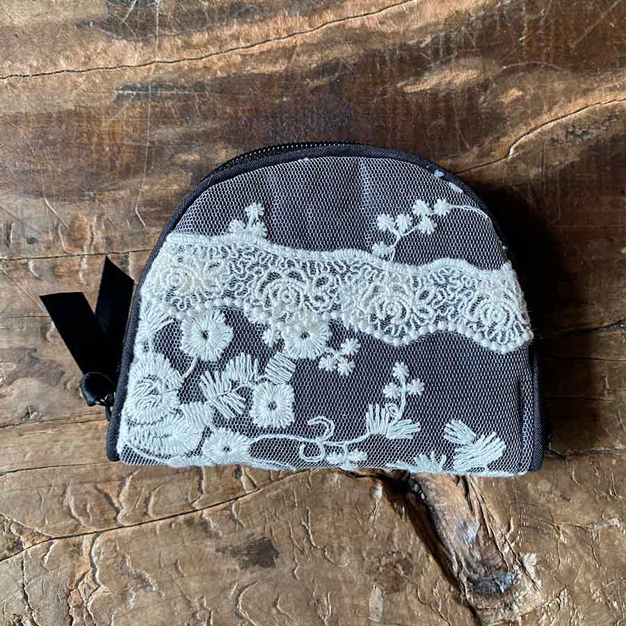 maria veil black アクセサリーポーチ