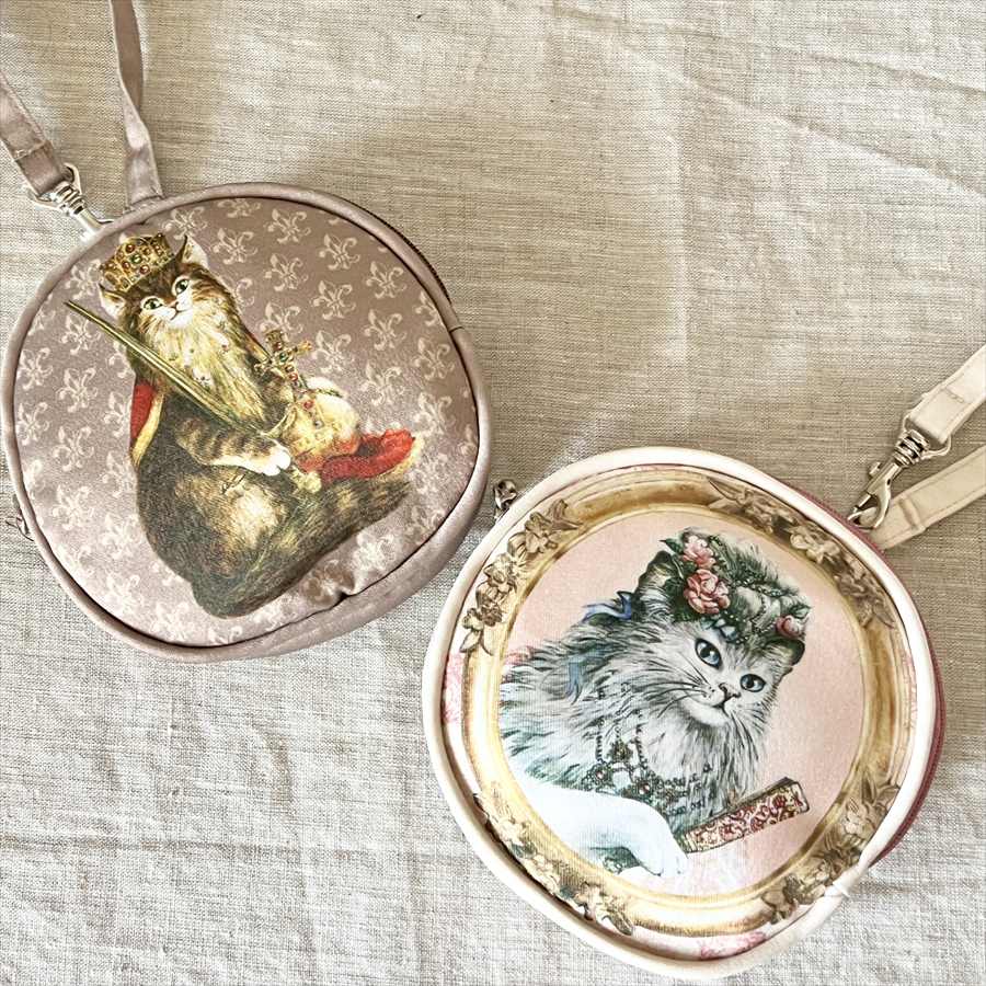 セブリーヌキャット エコバッグ付きポーチ