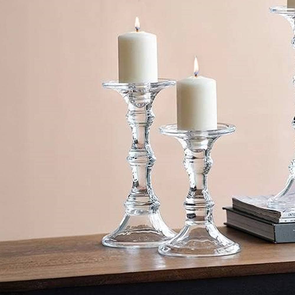 キャンドルスタンド ガラス 高さ23.5cm