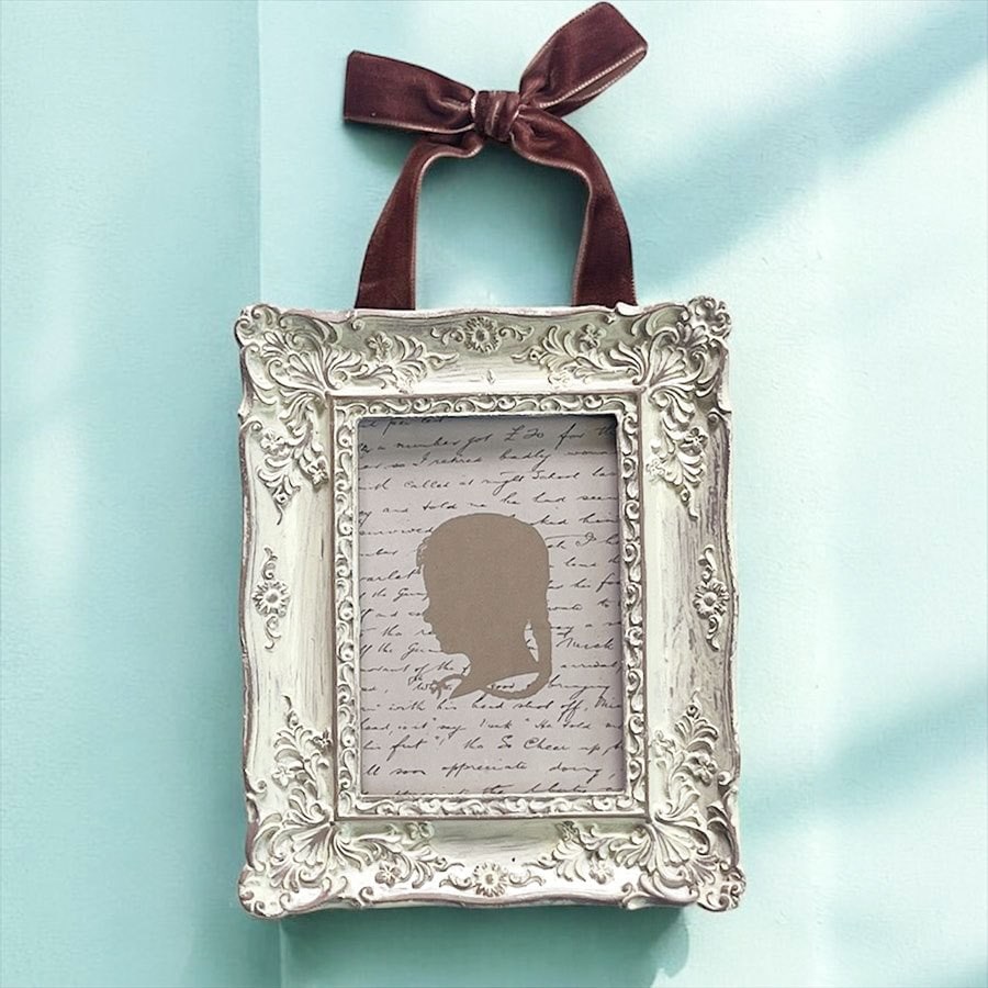 フォトフレーム リボン付き ミニフレーム