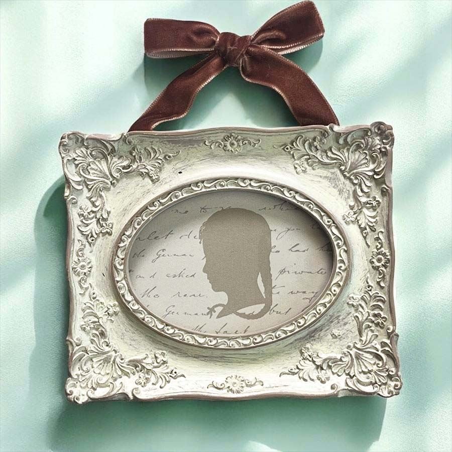 フォトフレーム リボン付き ミニフレーム