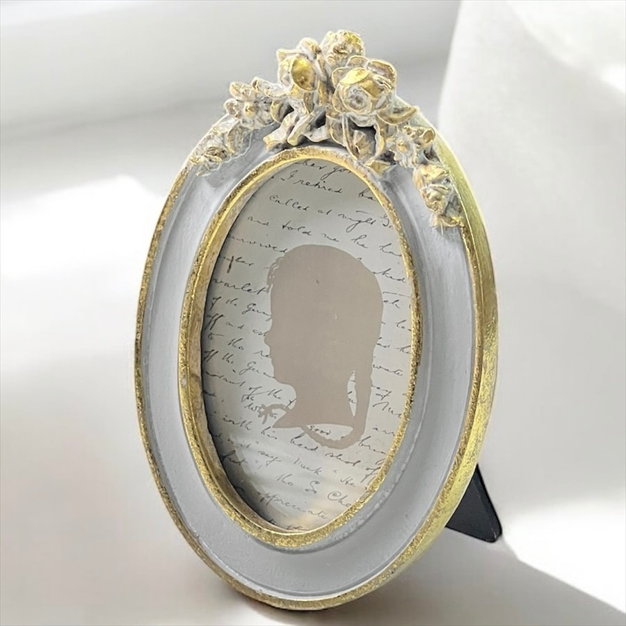 ミニローズフレーム 写真立て オーバル