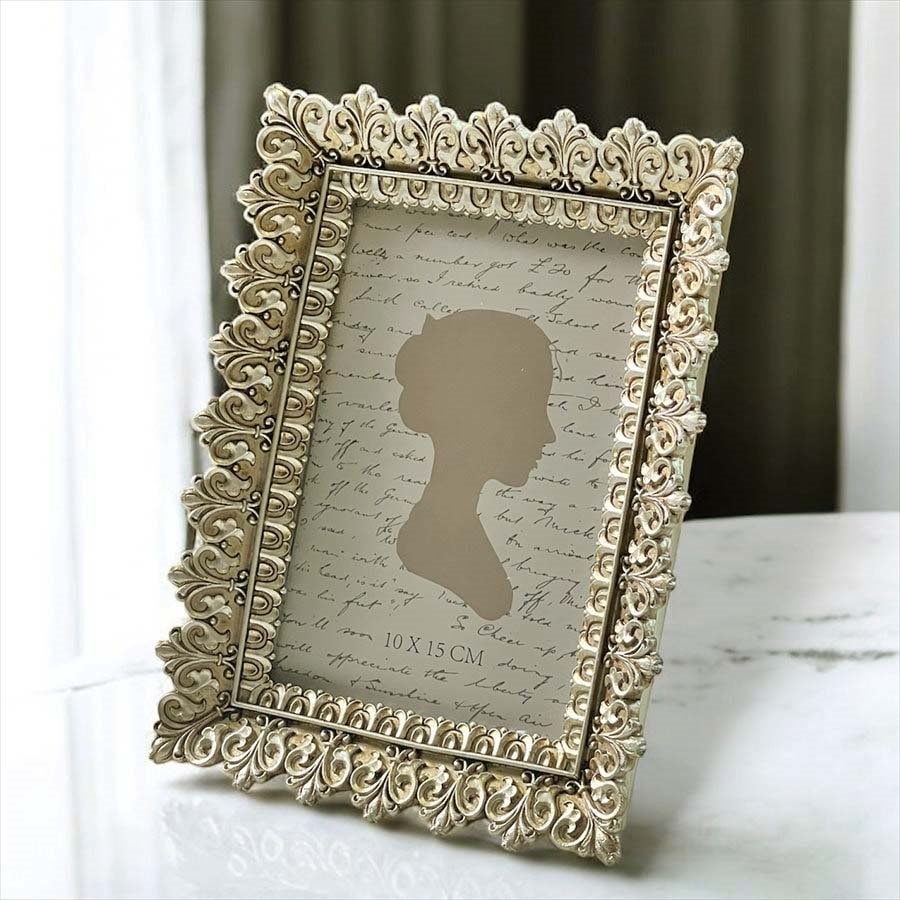 フォトフレーム アンティーク シルバー 