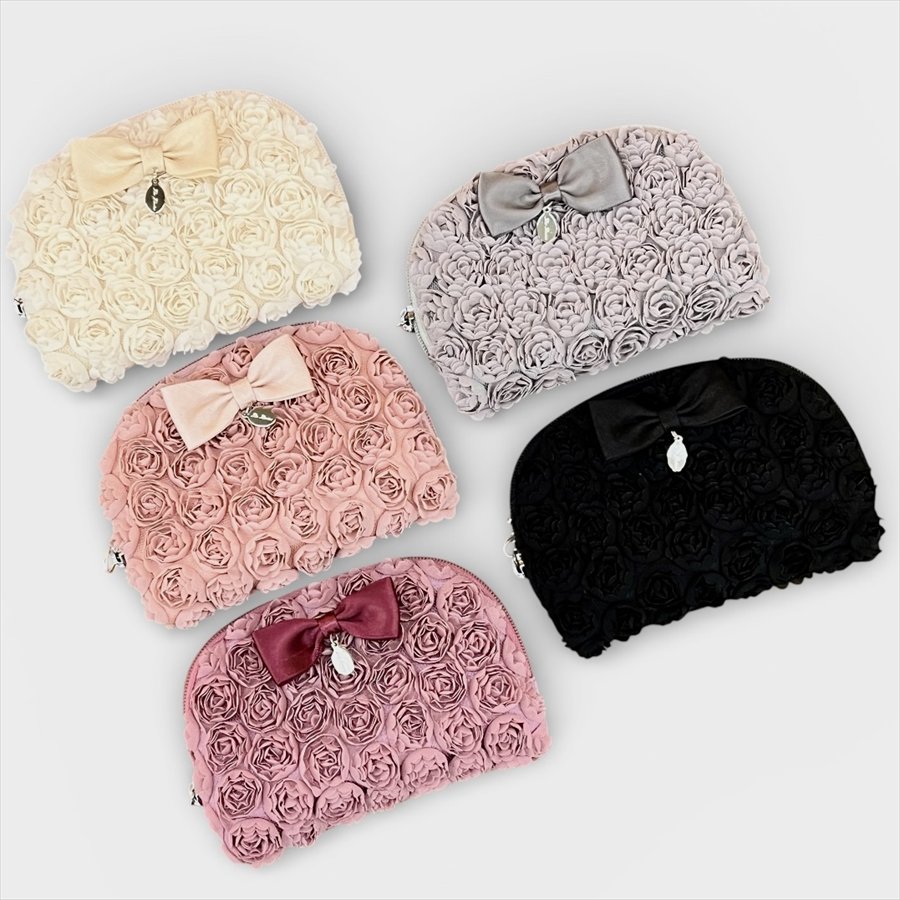 ミニローズ ジュエリーポーチ 5色展開