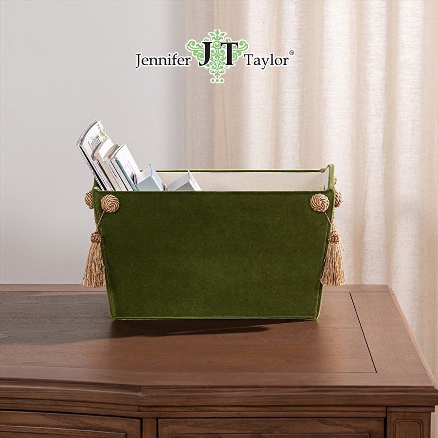 ジェニファーテイラー マガジンホルダー ベロア グリーン V036 33263MH