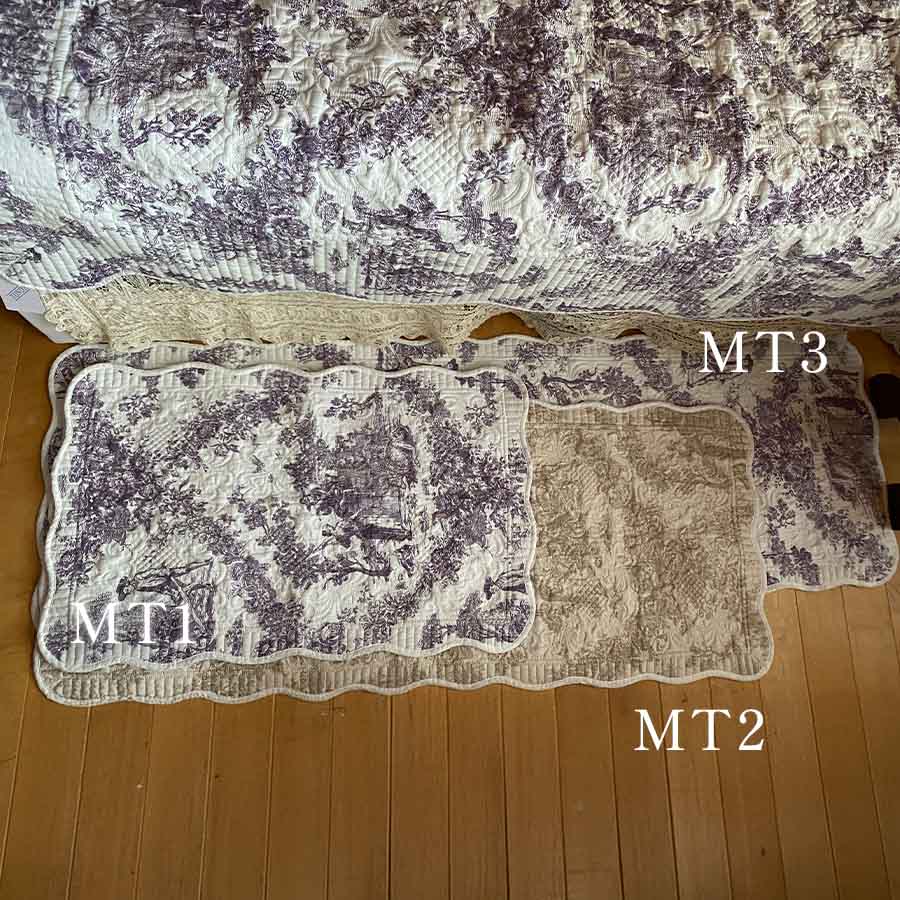 3サイズ展開トワルドジュイマット 50x120cm