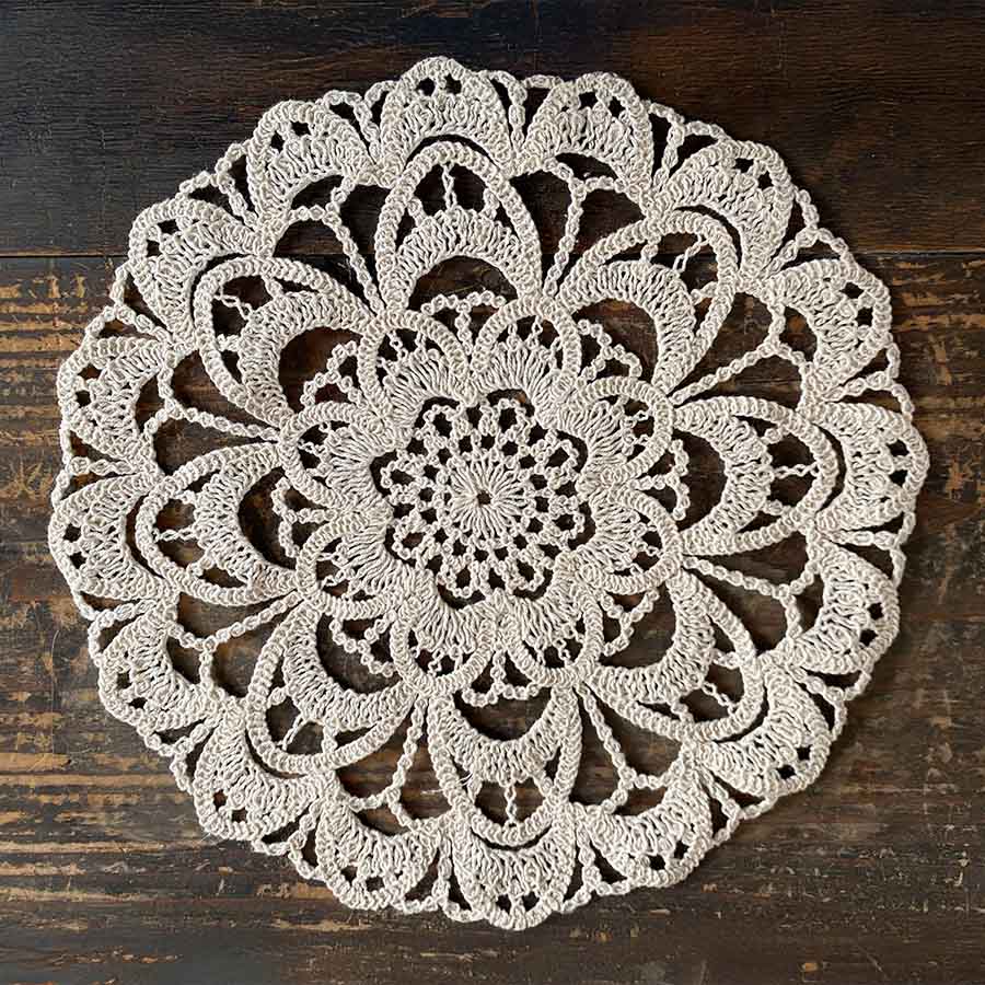 2サイズ展開 マシンメイドシリーズ ドイリー 25cmRD